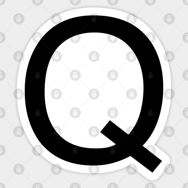 Helvetica Q Sticker by winterwinter